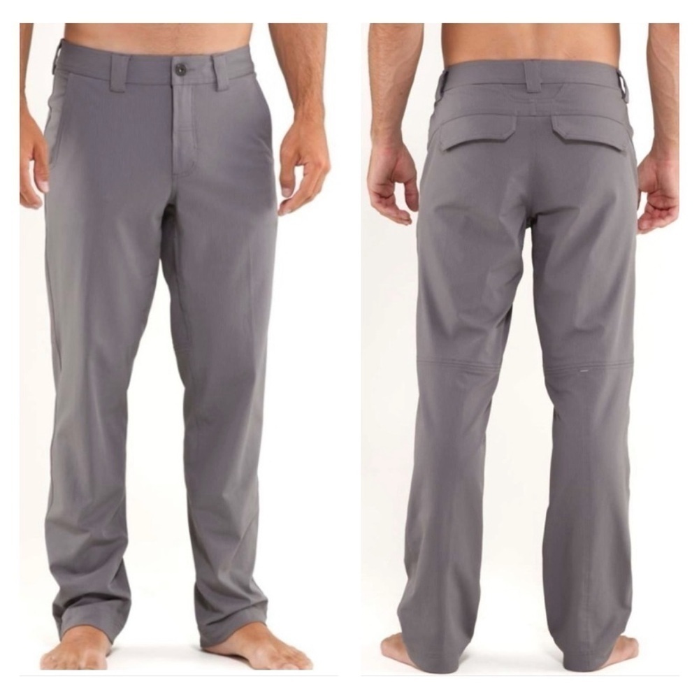 Lululemon Work To Play Pant II Pinstripe Gray Size 40x33